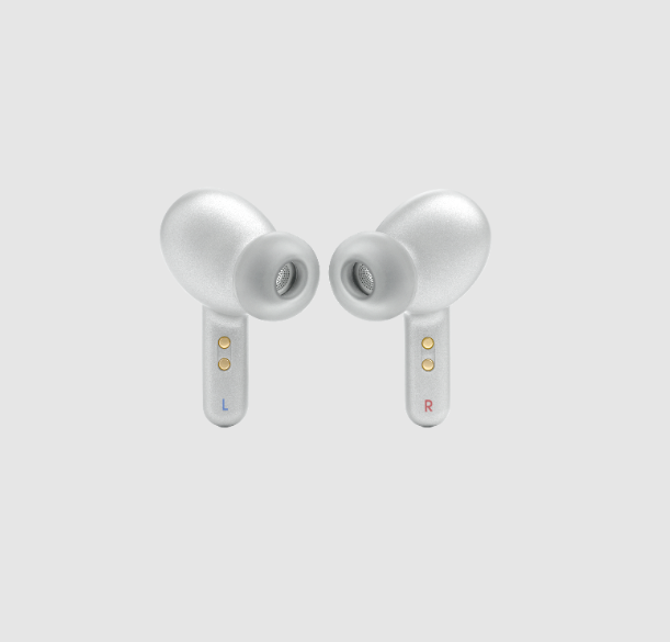 JBL Live Pro 2 True Wireless Noise Cancelling Earbuds | Silver JBL Live Pro 2 True Wireless Noise Cancelling Earbuds | Silver
